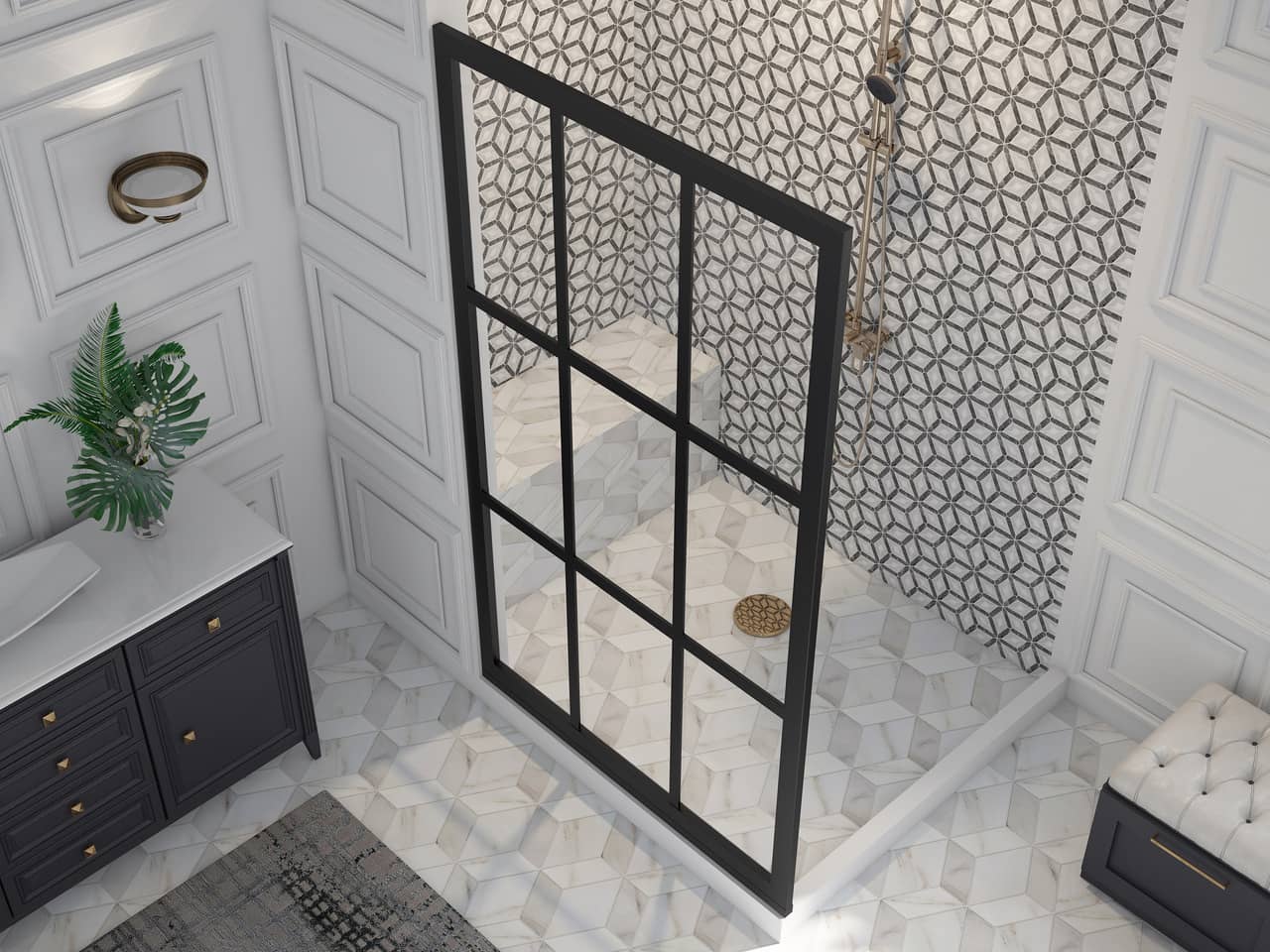 Binswanger Glass - Grid Shower