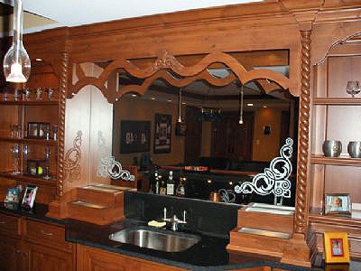 Binswanger Glass Bar Mirror