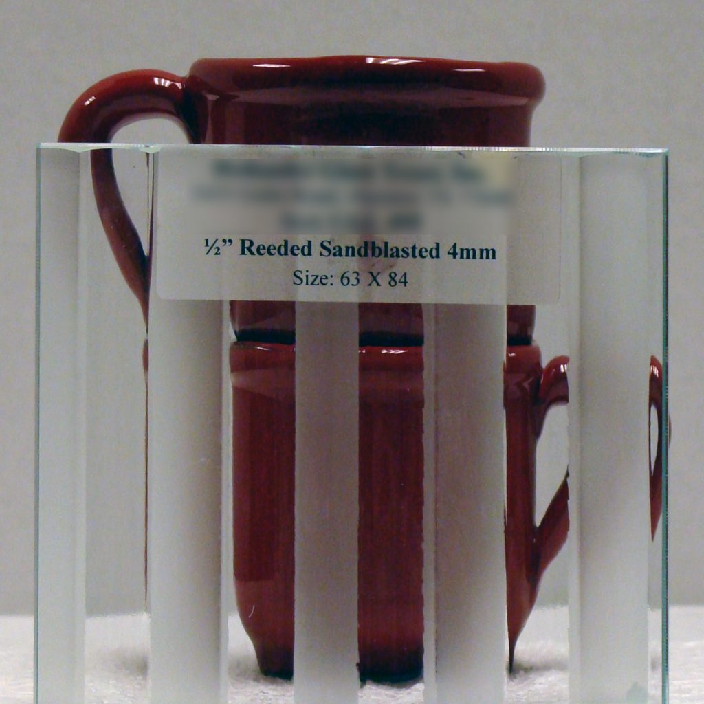 Half Reed Sandblasted