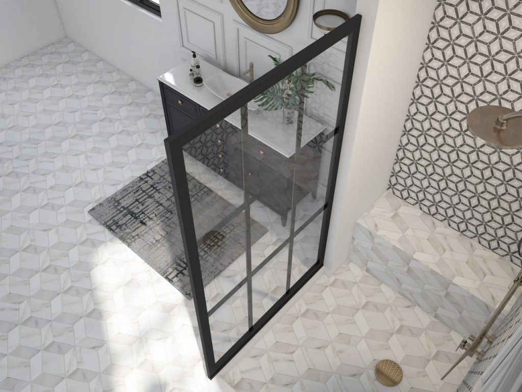 Binswanger Glass Grid Shower