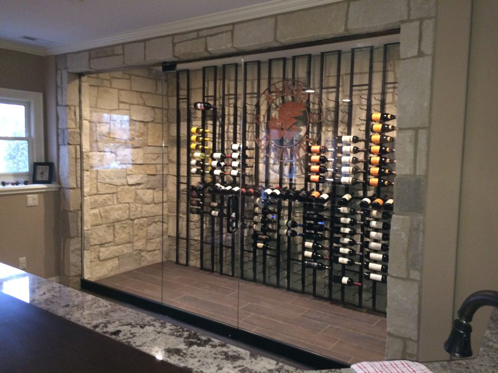 Binswanger Glass Custom Wine Cellar