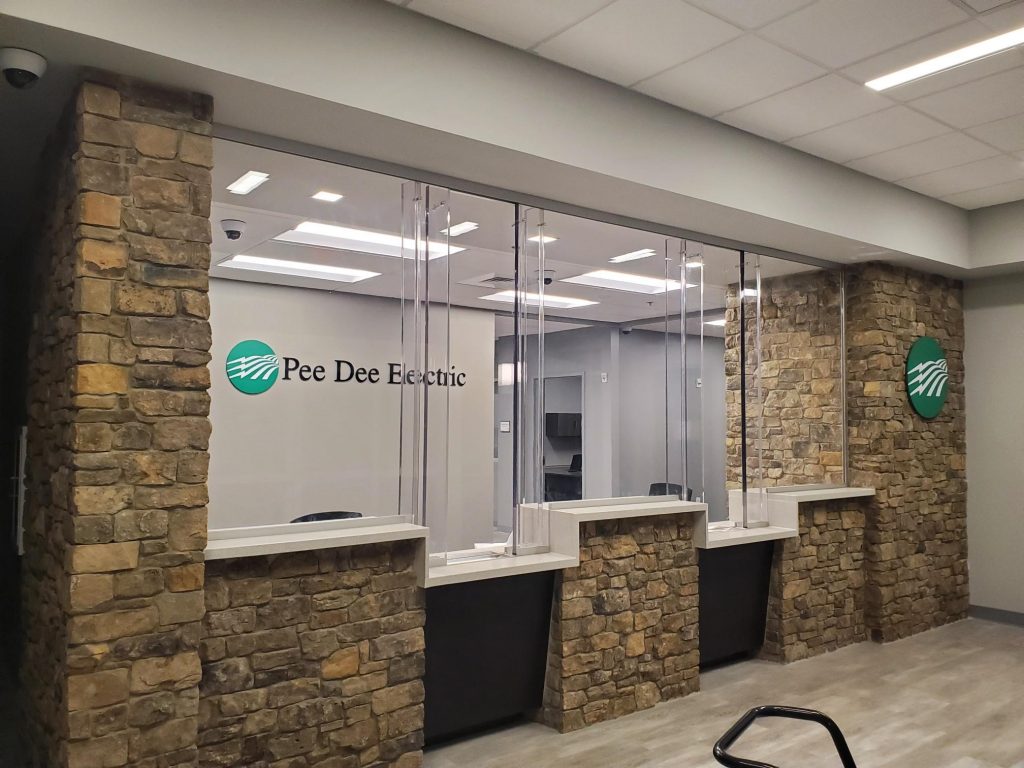 Pee Dee Electric physical attack and bullet-resistant security screens