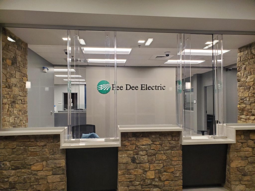 Pee Dee Electric physical attack and bullet-resistant security screens
