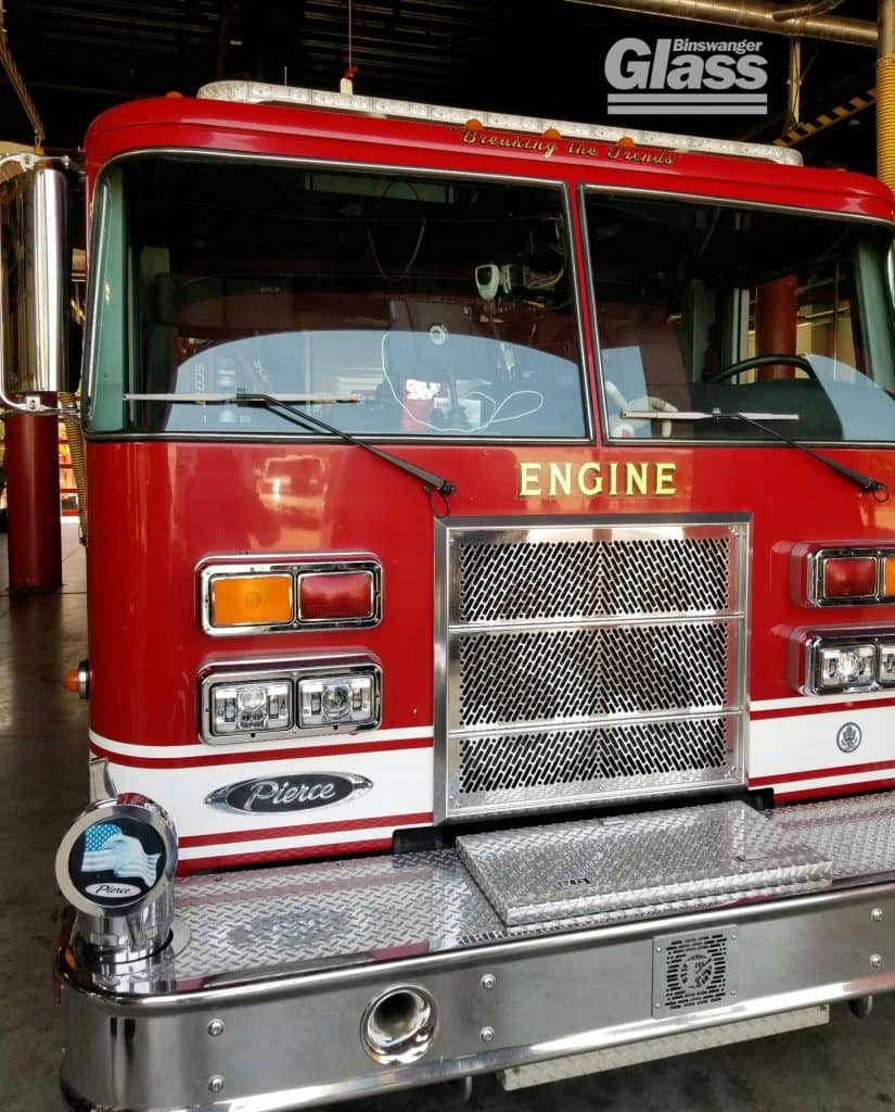 Binswanger Glass - Fire Truck Windshield Replacement