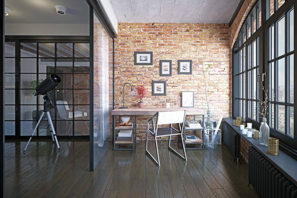 Binswanger Home Office Divider with Grid