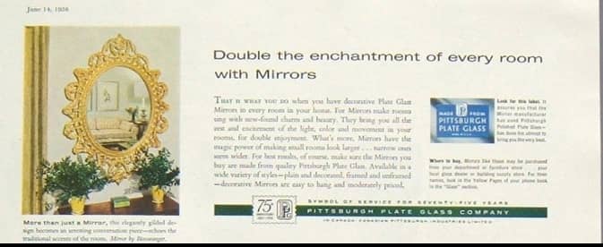 Binswanger Glass - Our History - Vintage Ad