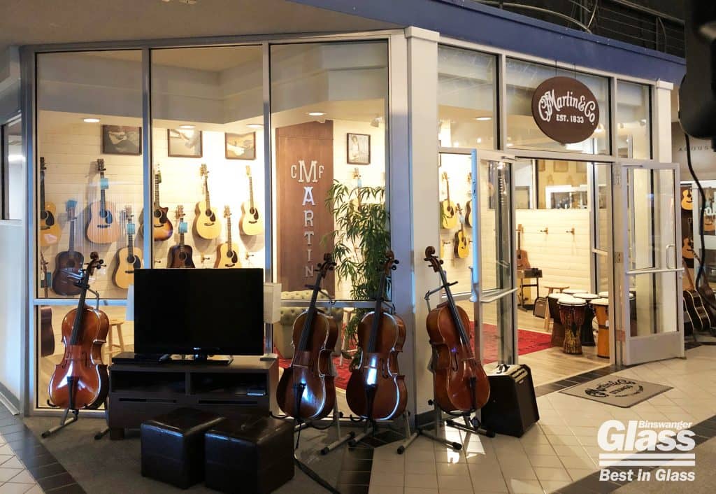 Martin & Co Guitars Binswanger Glass Storefront 01