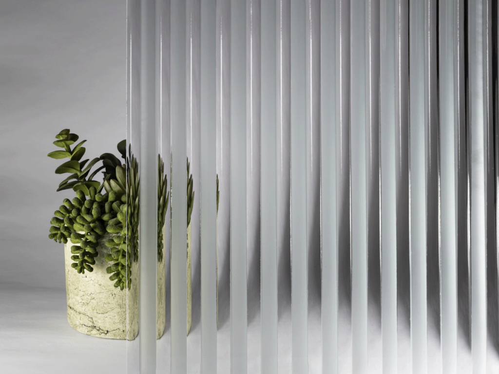 GL 495 1/2-in. Reeded Sandblasted