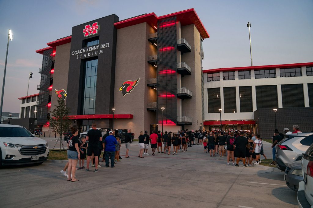 Melissa Isd Coach Kenny Deel Stadium Binswanger Glass
