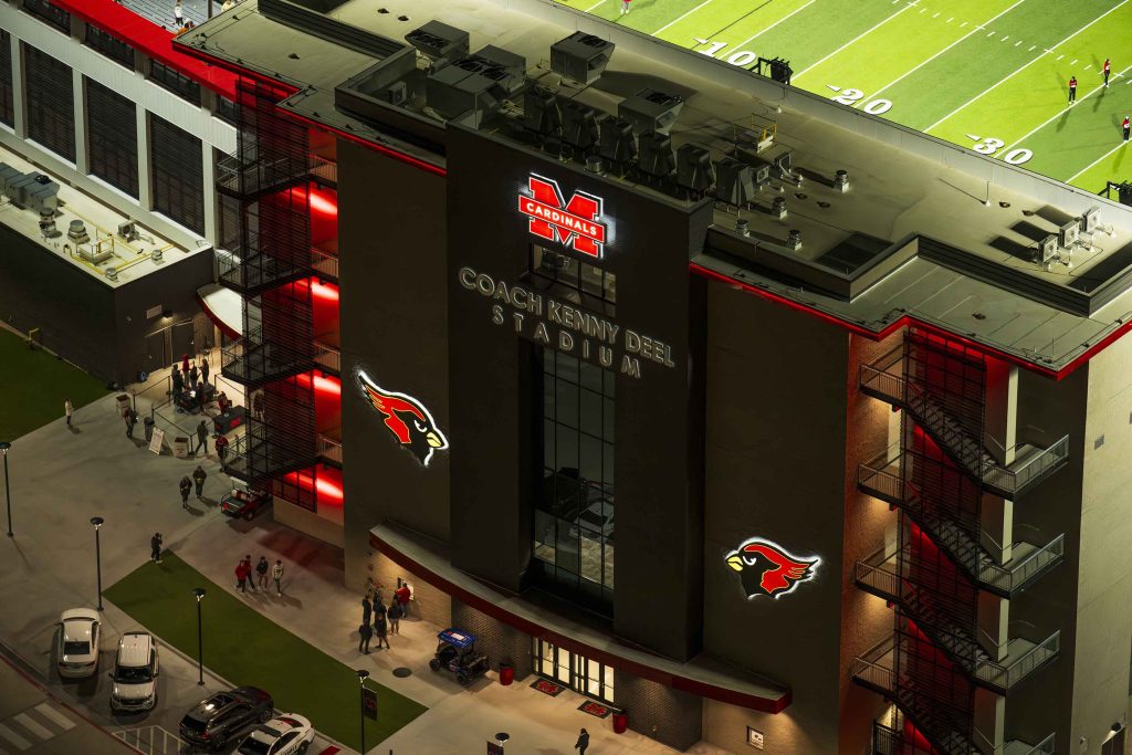 Melissa Isd Coach Kenny Deel Stadium Binswanger Glass