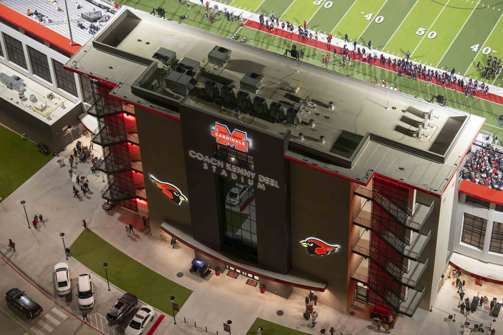 Melissa Isd Coach Kenny Deel Stadium Binswanger Glass